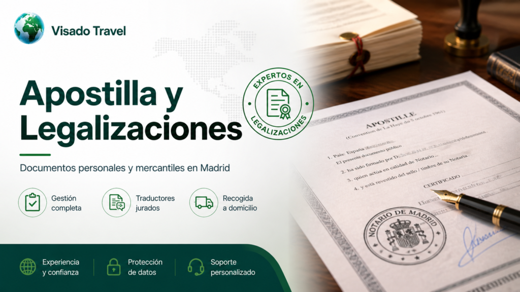 Apostilla de la Haya y legalizaciones de documentos en Madrid — Visado Travel